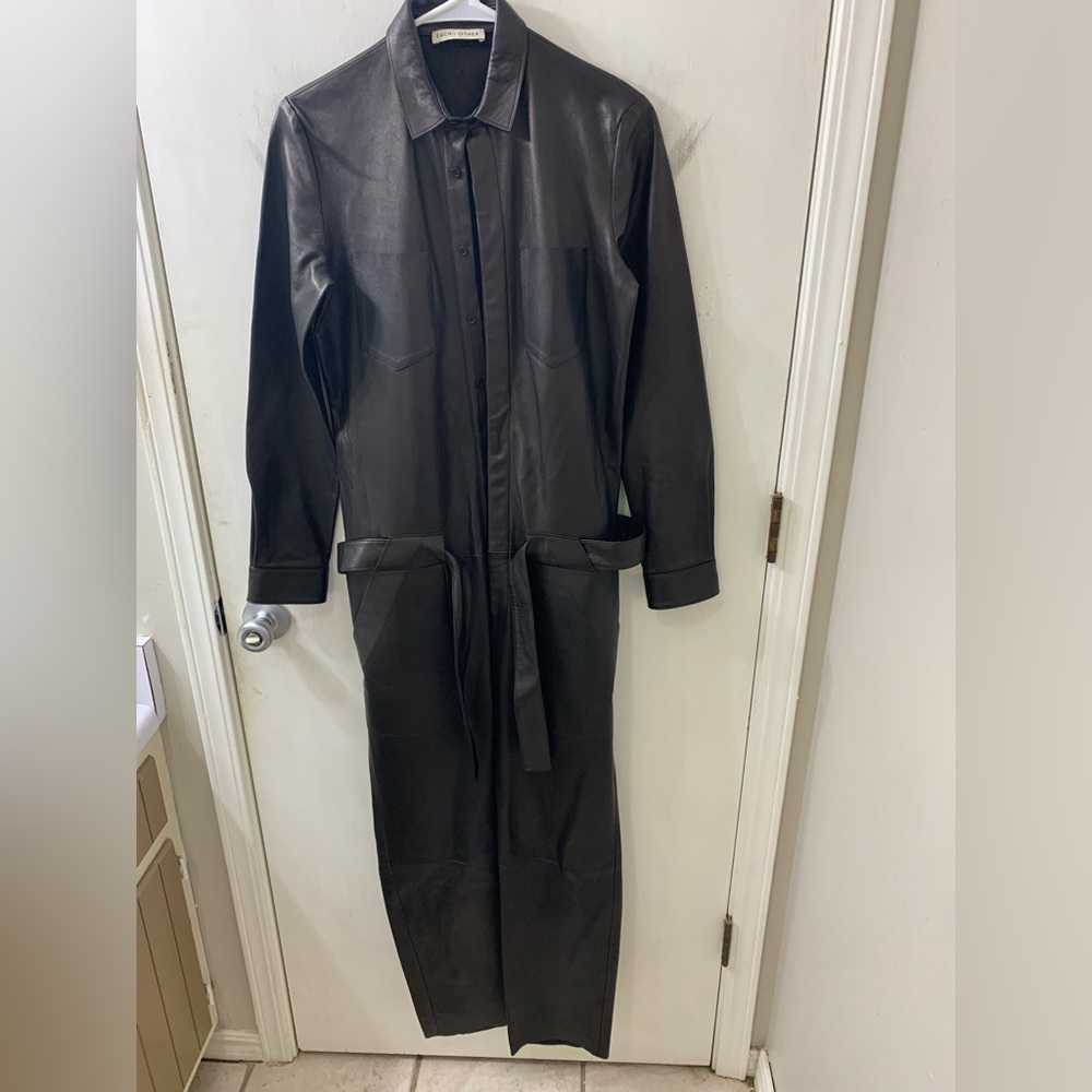 Each x Other Lambskin leather jumpsuit sz.S